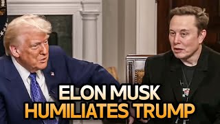 Musk Proves He's In Charge By Humiliating Trump During Hannity Interview