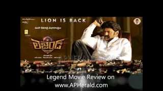 Legend Telugu Movie Review, Rating on www.APHerald.com