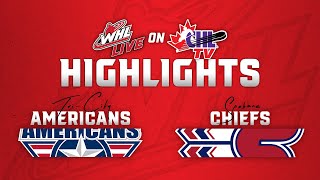 Tri-City Americans at Spokane Chiefs 2/15 | WHL Highlights 2024-25