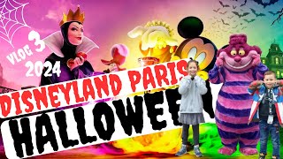 Disneyland París HALLOWEEN 2024 | Vlog Familiar | Día 3 | Gato CHESHIRE, SHURI e Igor nos esperan