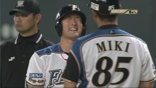 2012.09.17 F5-4Bs 緊迫したゲームで競り勝ち、日本ハム首位キープ！