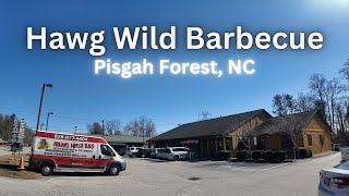 Lunch at Hawg Wild Barbecue in Pisgah Forest, NC