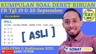 BEGINI TRIK CEPAT DERET RIBUAN | 10 Bocoran Soal ASLI Tanggal 19 & 20 September |TIU | SKD CPNS 2021