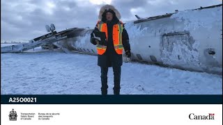 TSB gives update on investigation into Delta plane crash at Toronto's Pearson airport