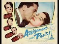 Dana Andrews & George Sanders in "Assignment – Paris!" (1952)