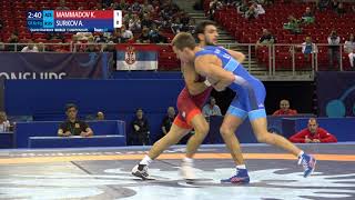 1/4 GR - 67 kg: K. MAMMADOV (AZE) v. A. SURKOV (RUS)