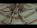 citrus stripes cotton dress fabric