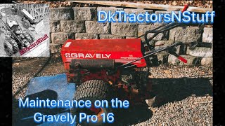 Maintenance on the Gravely Pro 16