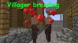 Minecraft 1.10 How to breed villagers and get easy emeralds!