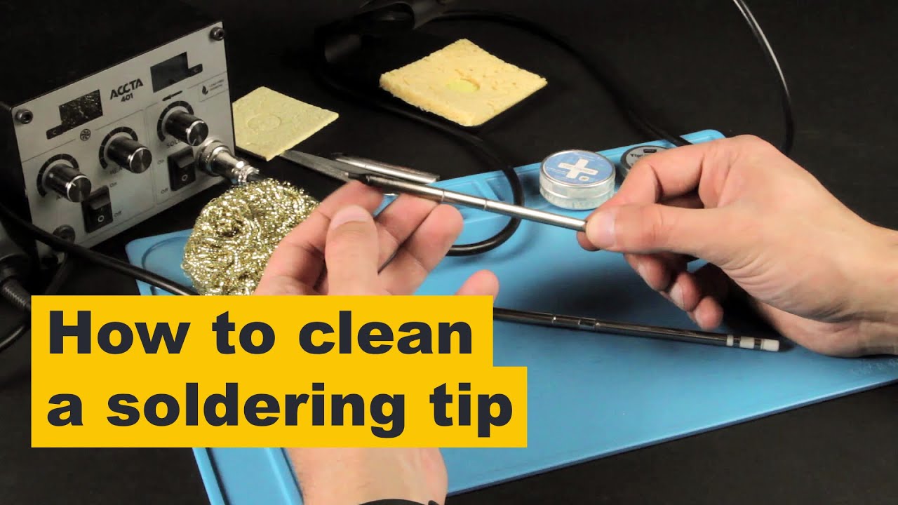 How To Clean A Soldering Tip Faq Toolboomvideo