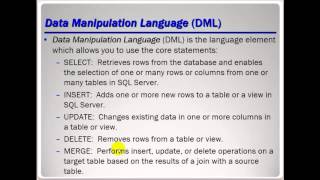 Lesson 1 - Understanding Core Database Concepts Part 2
