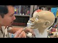 painting pirates of the caribbean animatronic head