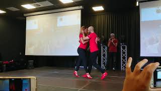 Ataca and Alemana dance Bachata @Bachata Masters Milano 2017