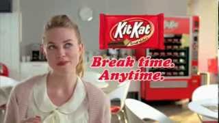 Break time, anytime Kit Kat tv commercial (market)