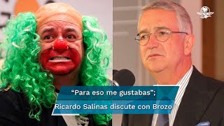 "Venías muy león"; Brozo y Ricardo Salinas riñen en Twitter por nota del WSJ