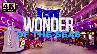 Walking Tour of Wonder of the Seas [4K]