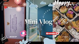 JALAN-JALAN KE PUSAT BELI WIZZME DAN NONTON BIOSKOP🩵🫧🦋mini vlog aisyah| #minivlog #vlog #food