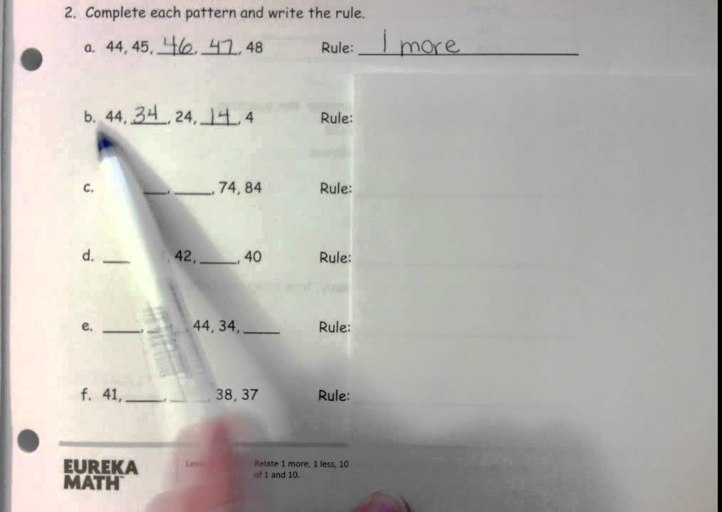 Grade 2 Module 4 Lesson 1 Homework - YouTube