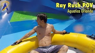 Ray Rush Water Slide POV at Aquatica Orlando