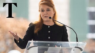 Sarah, Duchess of York, pays tribute to Lisa Marie Presley at memorial service