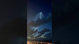 SpaceX Falcon 9 Launch From Cruise Ship
