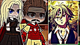 Avengers React to Meliodas // Tiktok // Gacha React