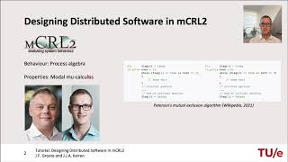 Tutorial: Designing Distributed Software in mCRL2 - Creating Behavioural Models of Parallel Software