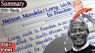 Nelson Mandela:Long Walk To Freedom | Autobiography Summary | CBSE Class 10  |