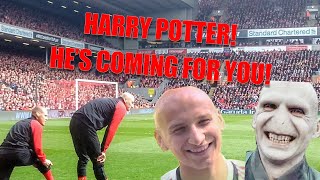 West Ham Funny Harry Potter chant for Jonjo Shelvey at Anfield