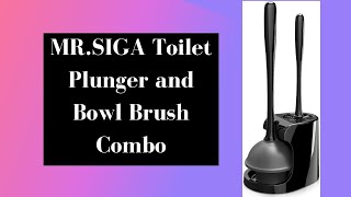 MR.SIGA Toilet Plunger and Bowl Brush Combo | Amazon |