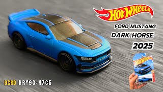 Hot Wheels | Ford Mustang Dark Horse unboxing review and real drive #hotwheels #diecast #fordmustang