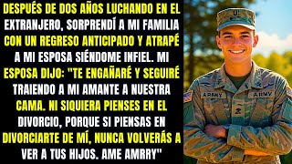 El amante de mi esposa infiel dijo que mi hijo era suyo  La venganza épica del exmilitar los hizo ll