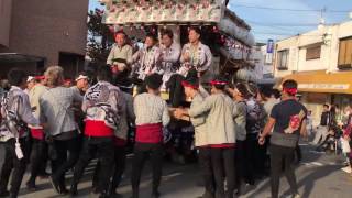 大阪府富田林のだんじり祭りはあらっぽいです 必ず観て下さい。凄い‼️