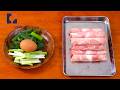 10 mins Lazy Rice Bowl recipe for Tired day (No Knife works!)