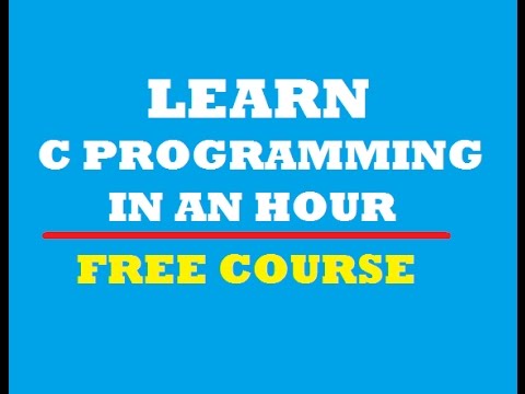 Learn C Programming in 1 hour. Learn C Programming in 1 hour.
