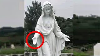 SHOCKING Virgin Mary Statues CAUGHT MOVING On Camera