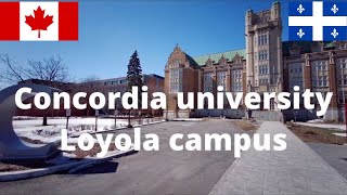 Walking tour Concordia University Loyola Campus 4K 🇨🇦 ep. 41