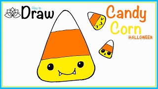 How to Draw Candy Corn | Halloween