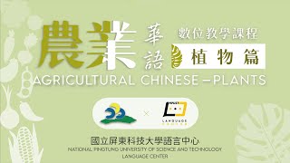 國立屏東科技大學【農業華語數位教學課程:植物篇】宣傳影片 NPUST Agricultural Chinese Digital Teaching Course - Plants