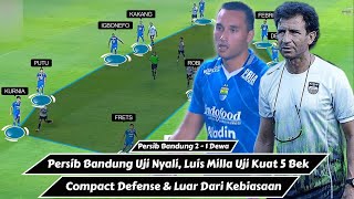 Persib Uji Nyali, Luis Milla Takar Kekuatan 5 Bek | Persib Bandung 2 - 1 Dewa United