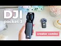 DJI Osmo Pocket 3 UNBOXING | CREATOR COMBO 📸 accessories, camera test, DJI VS iphone 15 pro + set up