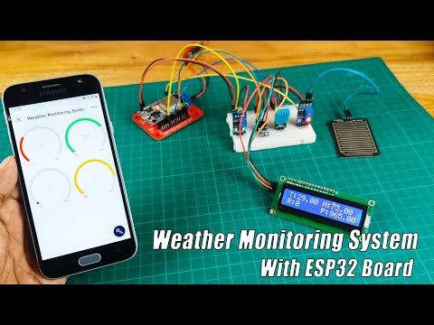 How to Create a Weather Monitoring System with ESP32 Board and Blynk App