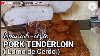 EP 97: A friend from Spain taught me how to cook PORK TENDERLOIN//Receta de LOMO DE CERDO/#ASMR