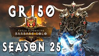 Rank 1 World GR150 Barbarian | Diablo 3 [Season 25]