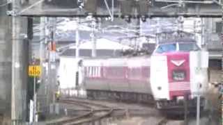 【HD】381系特急やくも18号岡山行(総社通過) Series 381 LTD.EXP YAKUMO No.18 for Okayama Passing through Soja