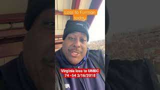 Furman SHOCKS Virginia 68-67 #va #virginiacavaliers #furman