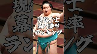 現役幕内力士勝率ベスト10#shorts  #大相撲 #ランキング