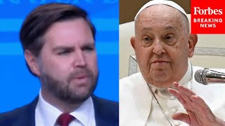 WATCH: Vice President JD Vance Delivers Prayer For Pope Francis's Health Amid Hospitalization