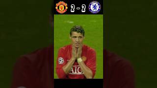 Manchester United VS Chelsea ucl final 2008 penalty shootout #shorts #ronaldo #football #youtube