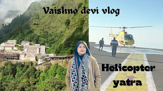 Maa Vaishno devi helicopter yatra-2024||My first helicopter ride||🚁🙏#vaishnodevi #helicopter